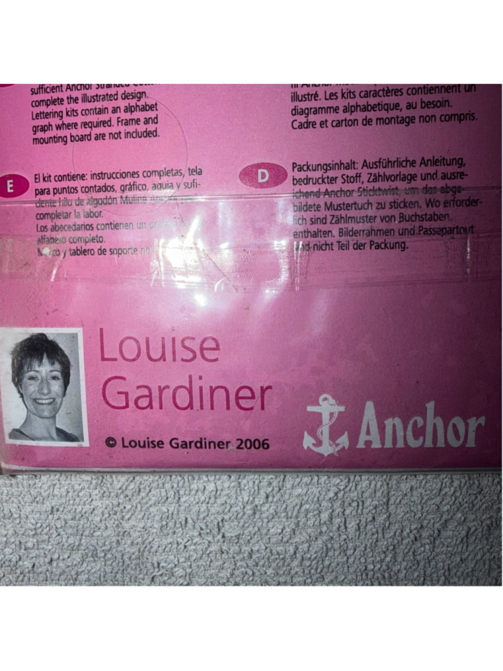 NOS Vintage 2006 Anchor Counted Cross Stitch Kit Ladies That Lunch 10 1/2 x 10 - Picture 5 of 6